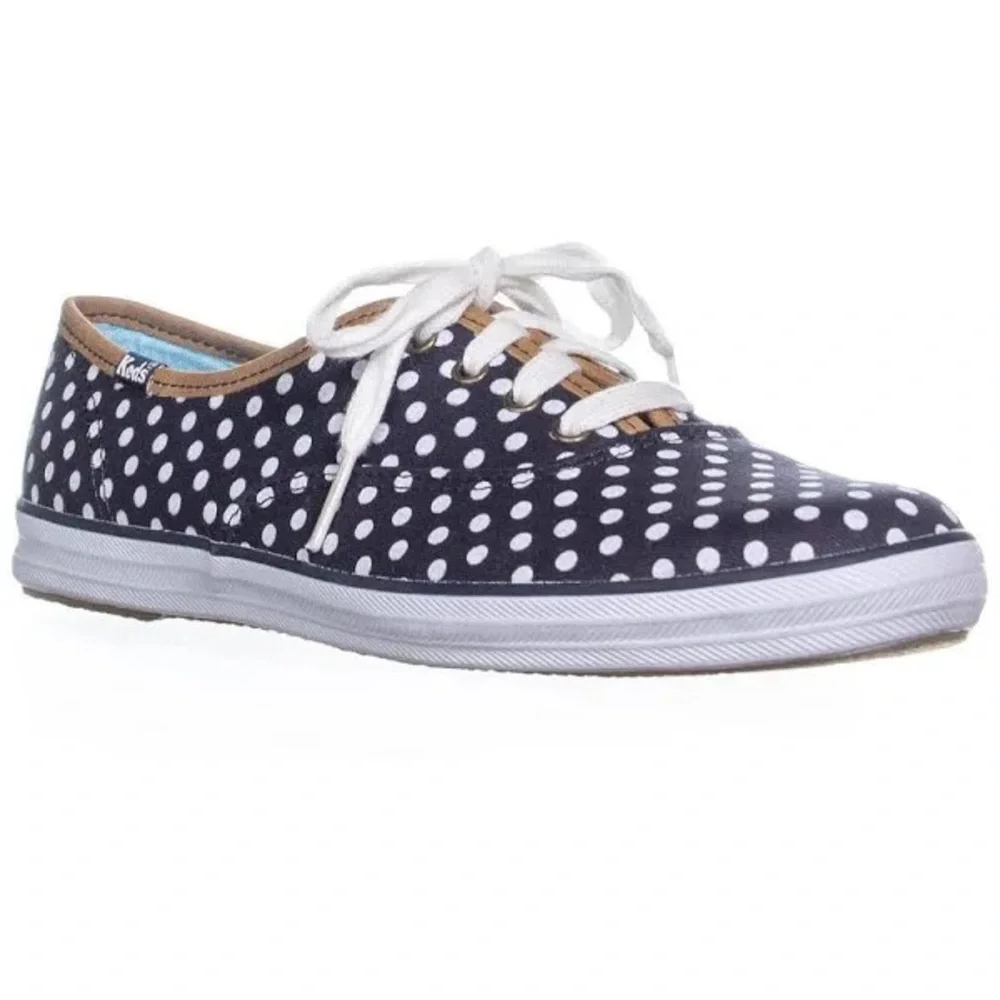 👟 Women’s Keds Champion Polka Dot Sneakers | Navy & White | Size 6.5